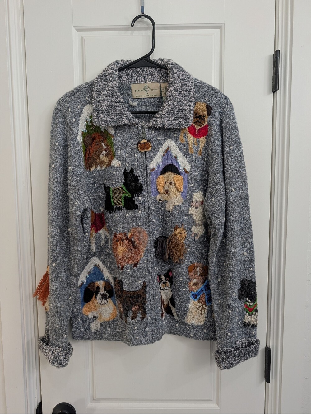 Vintage Design Options Philip & Jane Gordon Dog Lover sweater